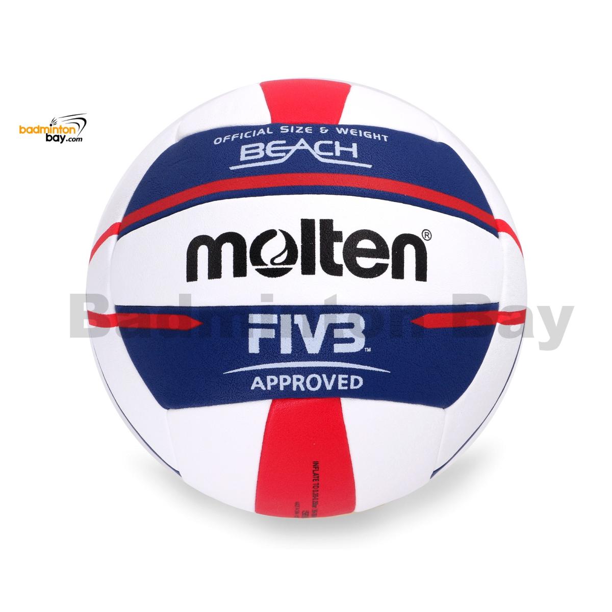 Molten Elite V5B5000 Beach Volleyball FIVB Approved, Official Outdoor ...
