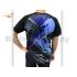 Abroz Round Neck A004 Camo Blue SMASH T-Shirt With Cool-Tech Dry Fast Sports Jersey