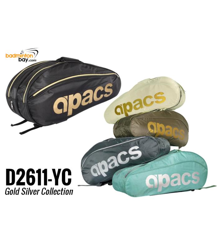 Apacs 2 Compartments Padded Half-thermal Badminton Racket Bag BP-D2611-YC