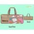 Apacs 2 Compartments Half-thermal Badminton Racket Bag REC-D725-SF