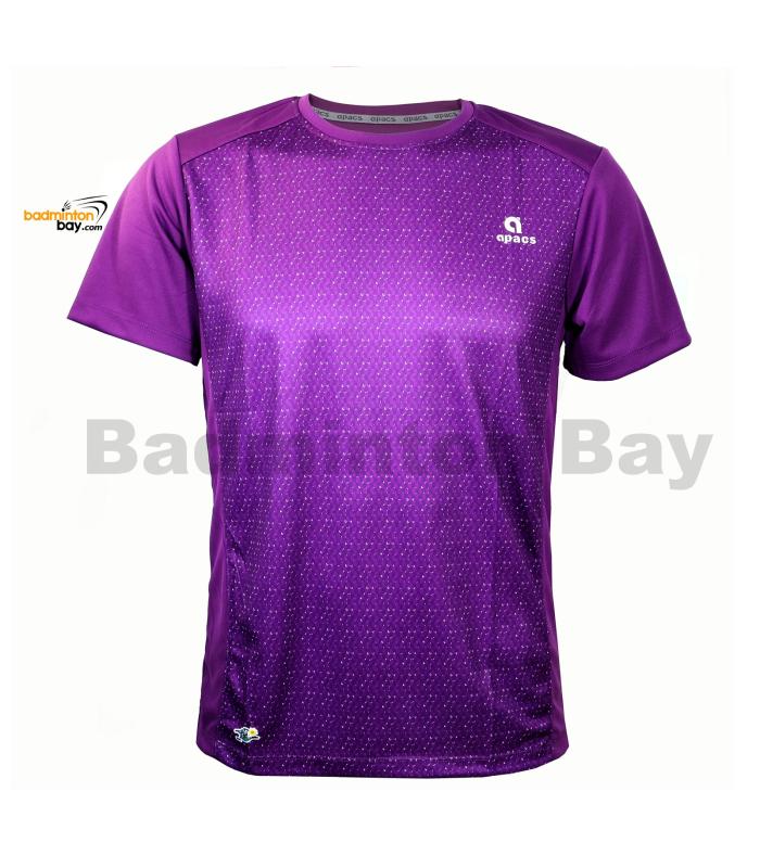 Apacs Dri-Fast AP10107 Purple T-Shirt Quick Dry Sports Jersey