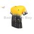 Apacs Dri-Fast RN10123 Black Yellow Sports Quick Dry T-Shirt Jersey