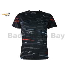 Apacs Dri-Fast RN10129 Black Silver Sports Quick Dry T-Shirt Jersey