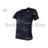 Apacs Dri-Fast RN10129 Black Silver Sports Quick Dry T-Shirt Jersey