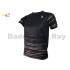 Apacs Dri-Fast RN10130 Black Gold Sports Quick Dry T-Shirt Jersey