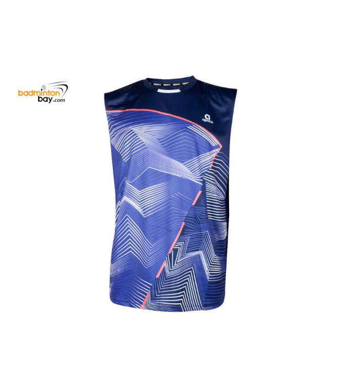 Apacs Dri-Fast SL22211-AT Sleeveless NAVY Sports Quick Dry T-Shirt Jersey