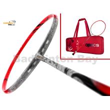 Apacs - Energetic Horse Limited Edition Bright Red Silver Badminton Racket with Single Bag