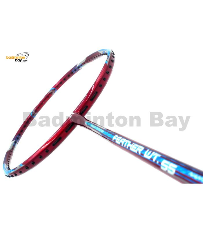 Apacs Feather Weight 55 Red Badminton Racket (8U) World Lightest Badminton Racket