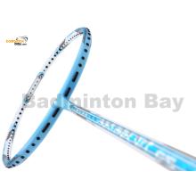 Apacs Feather Weight 55 White Blue Badminton Racket (8U) World Lightest Badminton Racket