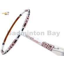 Apacs Feather Weight 100 White Gold Badminton Racket (6U)