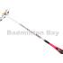 Apacs Feather Weight 100 White Pink Badminton Racket (6U)