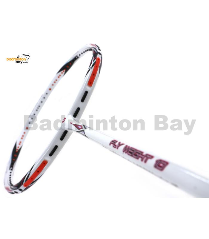 Apacs Flyweight 10 White Matte Compact Frame Badminton Racket 7U 