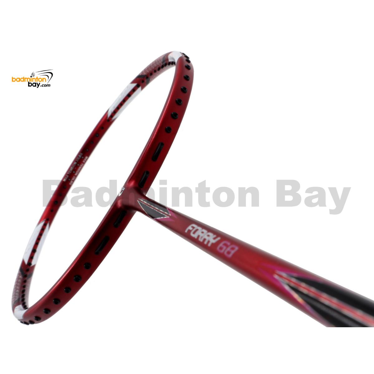 ◆apacs◆FORAY 68 RED◆4U◆スピード＆パワー◆レッド赤 Apacs Foray 68 Red Badminton Racket (4U)