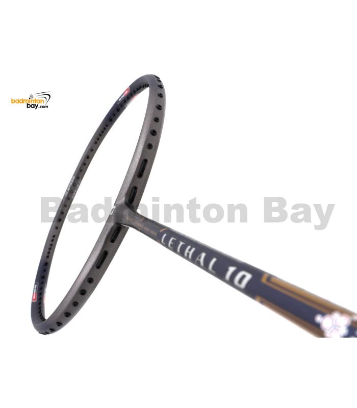 Apacs Lethal 10 Grey Navy Badminton Racket (4U)