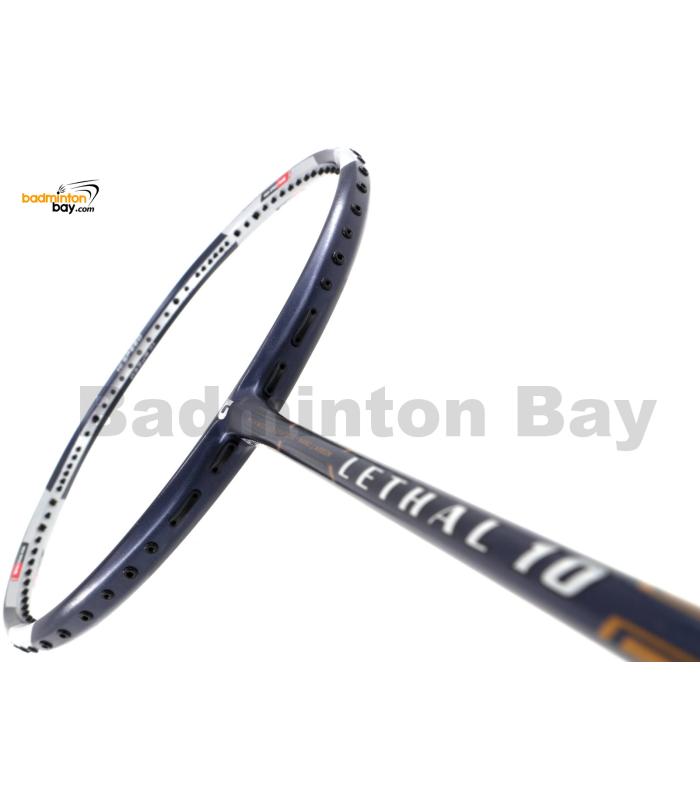 Apacs Lethal 10 Navy Silver Badminton Racket (4U)