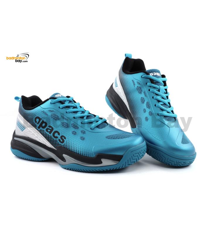 Apacs Advantage 622 Blue Black Indoor Badminton Squash Court Shoes With Improved Cushioning