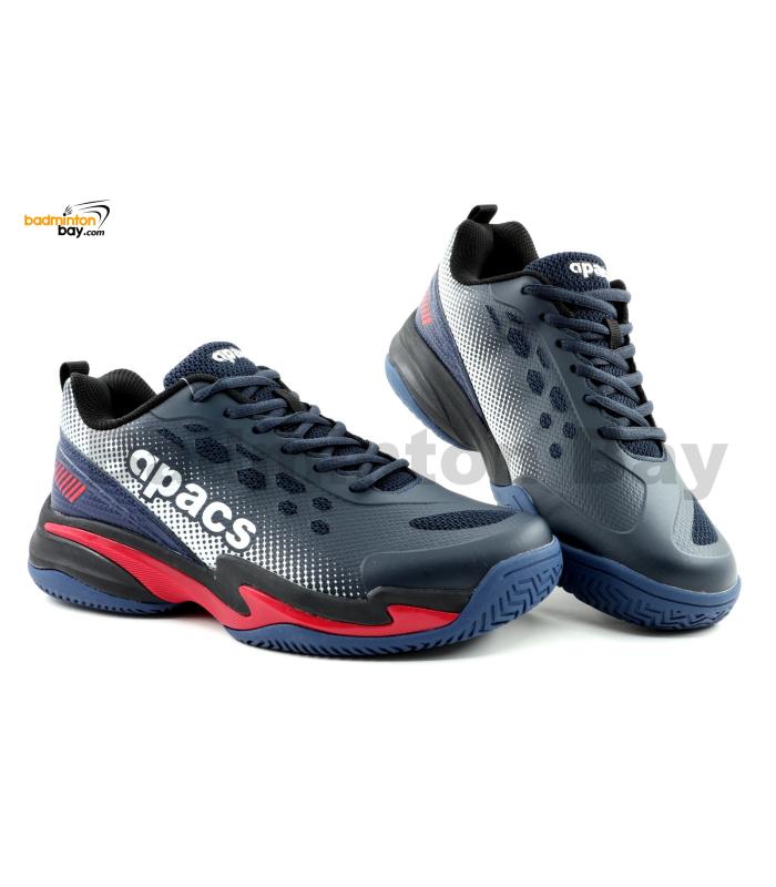 Apacs Advantage 622 Navy Black Indoor Badminton Squash Court Shoes With Improved Cushioning