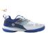 Apacs Advantage 625 White Blue Indoor Badminton Squash Court Shoes With Improved Cushioning