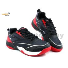 Apacs Cushion Power CP507 Black Red Indoor Badminton Squash Court Shoes With Improved Cushioning