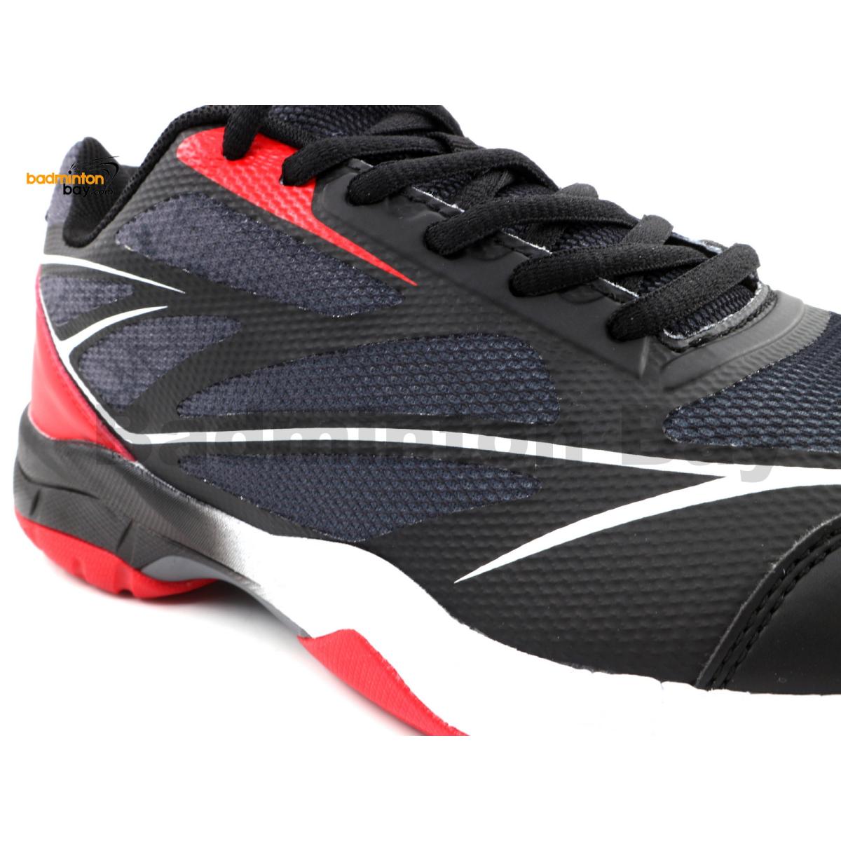 Apacs Cushion Power CP507 Black Red Indoor Badminton Squash Court Shoes ...