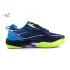 Apacs Cushion Power CP507 Navy Neon Green Indoor Badminton Squash Court Shoes With Improved Cushioning