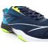 Apacs Cushion Power CP507 Navy Neon Green Indoor Badminton Squash Court Shoes With Improved Cushioning