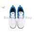 Apacs Cushion Power CP508-XY White Blue Indoor Badminton Squash Court Shoes With Improved Cushioning