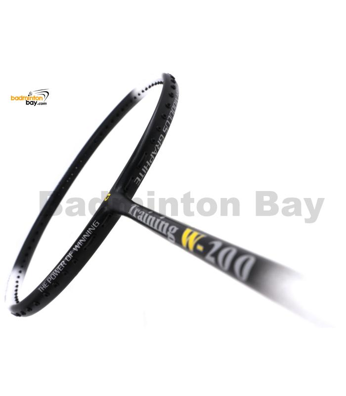 Apacs Training W-200 Black White Badminton Racket (200g)