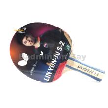 Butterfly Lin Yun-Ju S-2 Shakehand Table Tennis Wood Racket Preassembled With Rubber