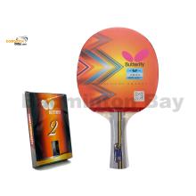 Butterfly TBC 203 FL Pre-Assembled Magnitude Rubber Shakehand Table Tennis Racket Ping Pong Bat