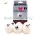 Butterfly Training Ball 40+ Plastic Table Tennis Ping Pong White Ball 40mm (6 Balls)