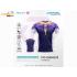 Felet Round Neck Quick Dry Fast FT RN 3623 Purple Sports T-Shirt Jersey