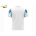 Felet Round Neck Quick Dry Fast FT RN 3623 White Sports T-Shirt Jersey