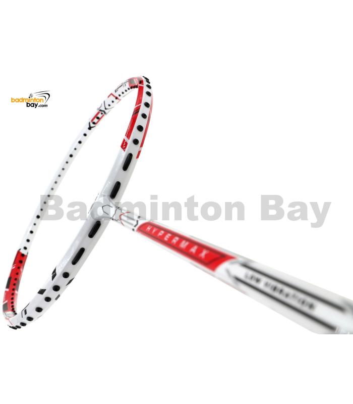 Felet Hypermax White Red (Advance Series) Badminton Racket (4U-G1)