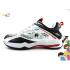 Felet - FT BS 48 White Black Badminton Court Shoes For KIDS