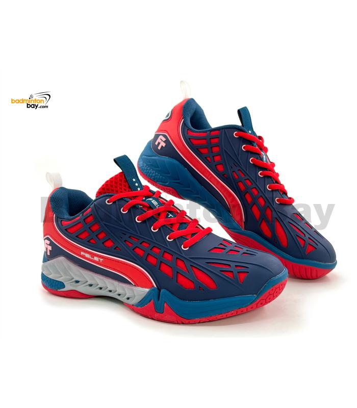 Felet Spider Boost Tiffany Blue Badminton Indoor Court Shoes