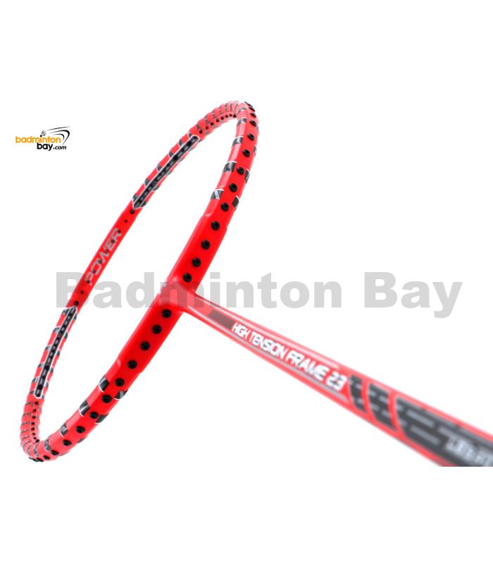 Felet High Tension Frame 23 Red With Black Stripes Badminton Racket (4U)