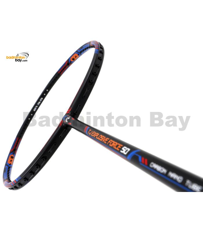 FELET TJ Explosive Force 50 Black Blue Red Badminton Racket (4U) 