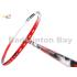 Flex Power - Ferocity Tiger Scarlet Red White 5U Predator Series Limited Edition Badminton Racket with Single Bag