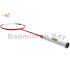 Flex Power - Ferocity Tiger Scarlet Red White 5U Predator Series Limited Edition Badminton Racket with Single Bag