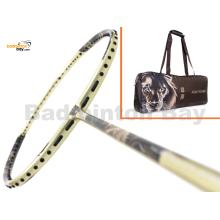 Flex Power - Majestic Lion Gold 5U Predator Series Limited Edition Badminton Racket with Single Bag