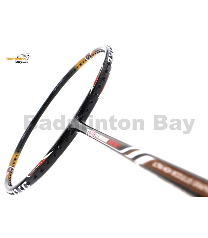 Flex Power Ti10 Titanium 10 Black Gold Badminton Racket 5U