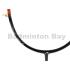 Hundred Battle 1000 Black Compact Head Badminton Racket (4U-G6) HNDRD