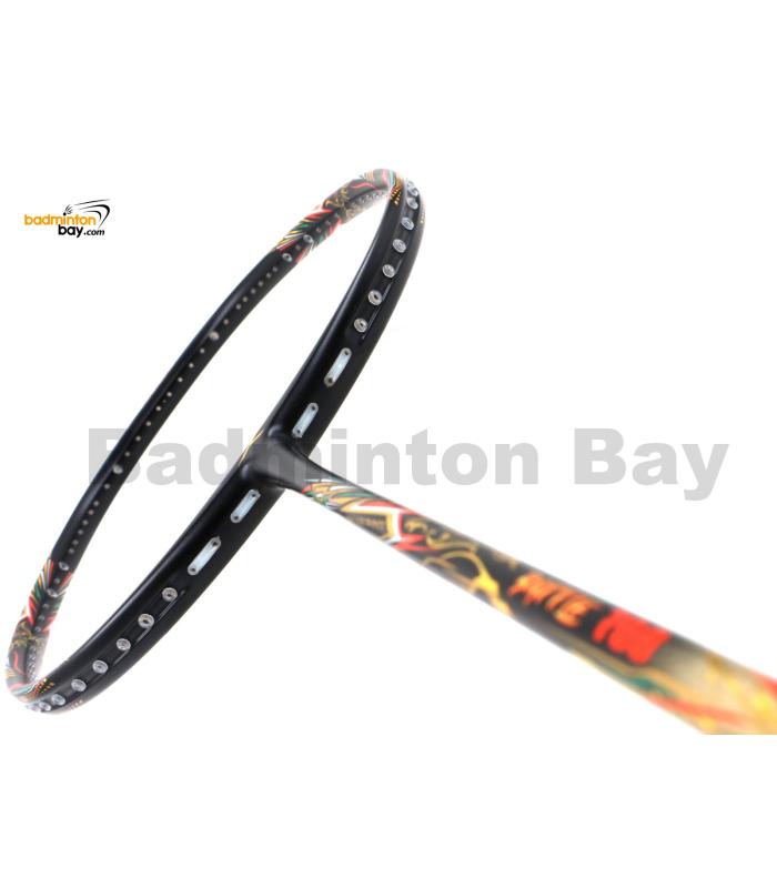 Hundred Battle 700 Charcoal Gold Badminton Racket (4U-G6) HNDRD