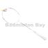 Hundred Battle 900 White Compact Head Badminton Racket (4U-G6) HNDRD