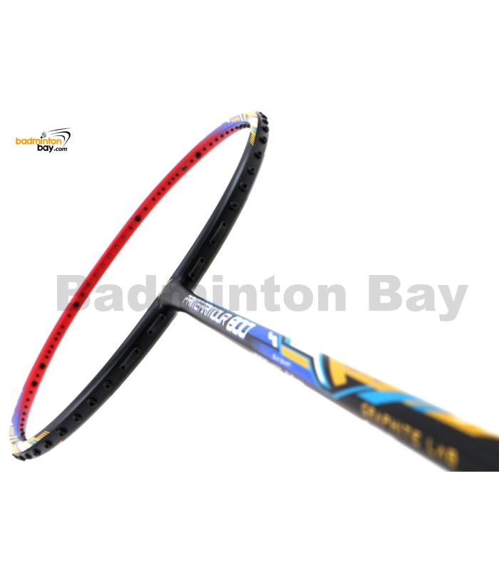 Hundred PrimeArmour 800 Black Red Badminton Racket (4U-G6) HNDRD