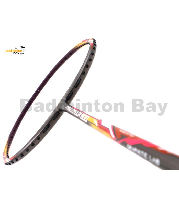 Hundred PrimeArmour 800 Dark Grey Dark Purple Badminton Racket (4U-G6) HNDRD