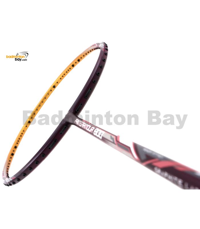 Hundred PrimeArmour 800 Dark Purple Gold Badminton Racket (4U-G6) HNDRD