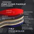 Loki RXTON 9 Star Professional Ping Pong Bat with Original Bag Attack-Loop High Sticky Table Tennis Racket Carbon Blade Paddle for Fast Attack