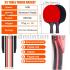 Loki X3 Star Kirin Ping Pong Bat with Bag, RXTON ITTF Rubber Table Tennis Racket Blade Paddle High Elasticity Sponge